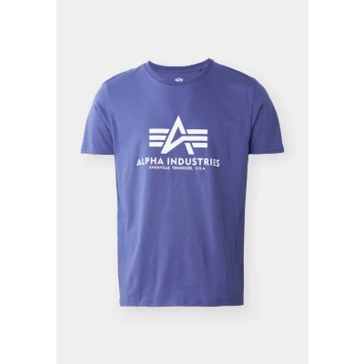 Abbildung von Alpha Industries Tshirt print, Herren, Größe: XXL, Night purple