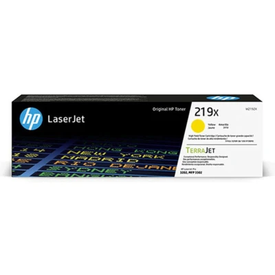 Abbildung von HP 219X Original High Capacity Yellow Laserjet Tonerkartusche