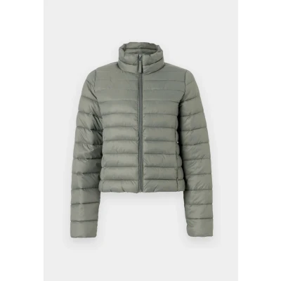 Abbildung von ONLY Onltahia Quilted Jacket Winterjacke, Damen, Größe: Medium, Castor gray