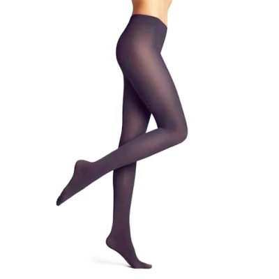 Abbildung von FALKE Damen Pure Matt 50 DEN W Ti halb Blickdicht einfarbig Strumpfhose, Rot Wineberry 8761, L