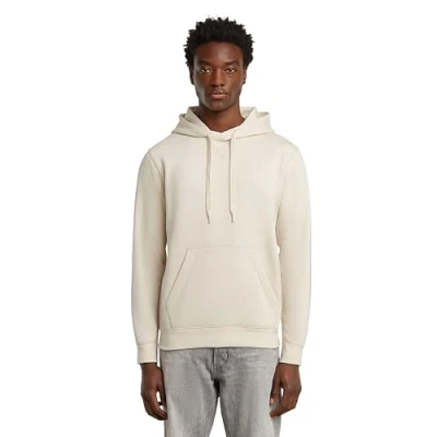 Abbildung von G STAR RAW Herren Premium core hdd sw ls Hooded Sweatshirt, whitebait C235 1603, XS