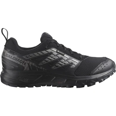 Abbildung von Salomon Wander GTX Hikingschuh, Damen, Größe: 40, Black/plum kitten/gull Schuhe