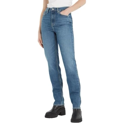 Abbildung von Tommy Hilfiger Classic Jeans Straight Leg, Damen, Größe: 30x30, Blue denim