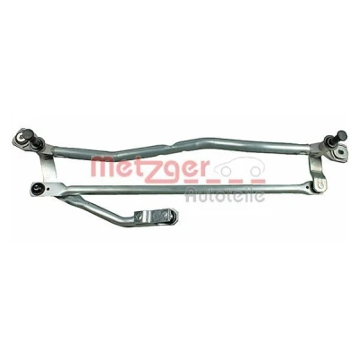 Abbildung von METZGER 2190138 Scheibenwischergestänge für Linkslenker vorne ohne Elektromotor AUDI: A6 C6 Saloon, Avant