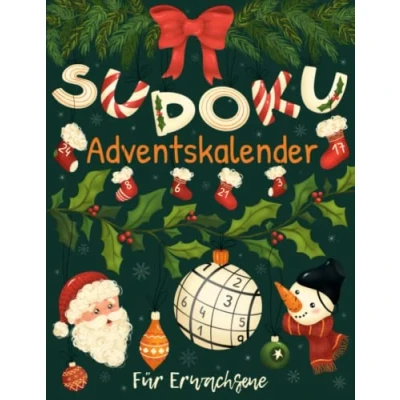 Abbildung von Sudoku Adventskalender: Rätsel Adventskalender für Erwachsene mit 144 Sudokus von Leicht Schwer