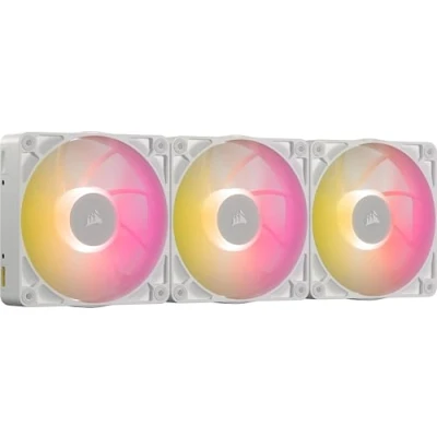 Abbildung von CORSAIR iCUE LINK RX120 MAX RGB 120mm PWM Dicker Lüfter Hochstatischer Druck Magnetisches Kuppellager Einzelner Weiß