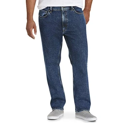 Abbildung von Amazon Essentials Herren Stretchjeans, Gerade Geschnitten, Mittlere Waschung, 33W / 32L