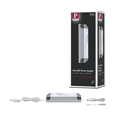 Abbildung von Paulmann 70976 Stripe MaxLED Power Supply eckig max. 150 Watt Lichtband Weiß Lichtstreifen Kunststoff LED Band, 210x67mm
