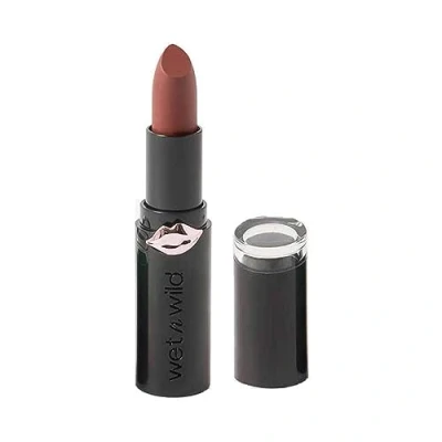 Abbildung von Wet n Wild, Megalast Lipstick, langanhaltender feuchtigkeitsspendender matter Lippenstift, extra feine Formel mit Mikrokügelchen, natürliche Extrakte, Coenzym Q10, Vitamin A &amp; E, Sand Storm