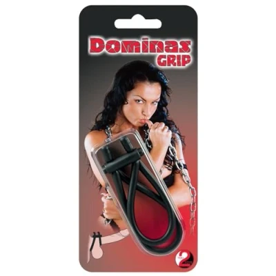 Abbildung von Penisschlaufe „Dominas Grip“ mit Hodenschlaufe, verstellbar