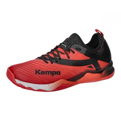 Abbildung von Kempa Unisex Wing Lite 2.0 Handballschuhe, Sportschuhe, Turnschuhe, Rot Schwarz, 44 EU