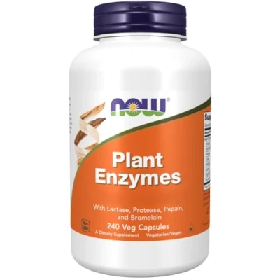 Abbildung von Now Foods, Plant Enzymes, Enzym Mix, 240 vegane Kapseln, Laborgeprüft, Glutenfrei, Sojafrei, Vegetarisch