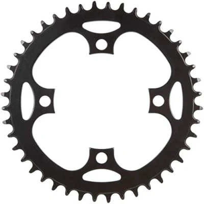 Abbildung von M Wave Unisex Adult PD R4 S NW E Bike Kettenblatt, für 1/2 x 3/32 &amp; 11/128&quot; Ketten, Brose, Bosch, Shimano…, Lochkreis 104 mm, Schwarz, 20 1 cm
