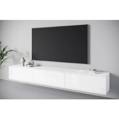 Abbildung von OTTO home Lowboard "Kenia TV-Schrank, 220 cm breit, mit 3 Klappen" 1 Stk. tlg. Stand- oder Hängemontage, stilvolles Design