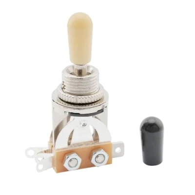 Abbildung von Musiclily Metrisch Gitarre 3 Wege Schalter Toggle Switch Pickup für Epiphone Les Paul LP Style E Gitarre, Crème Knopf