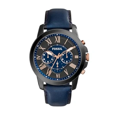 Abbildung von Fossil Chronograph, Herren, Größe: One Size, Blau