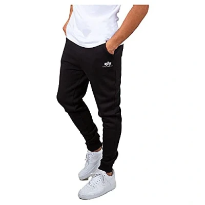 Abbildung von Alpha Industries Jogginghose, Herren, Größe: Medium, Black