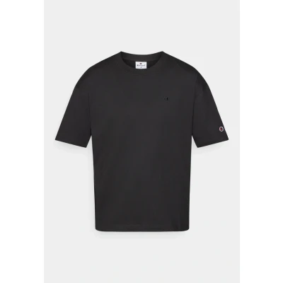 Abbildung von Champion Icons Oversize Crewneck Tshirt basic, Damen, Größe: XS, Black