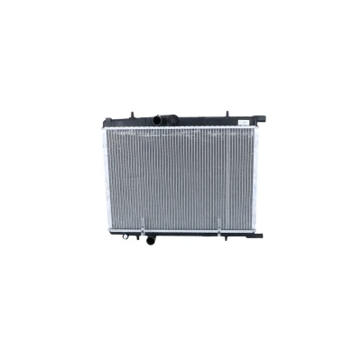 Abbildung von NRF 519525 Kühler, Motorkühlung Aluminium 535 380 24 mit Anbauteilen Kühlrippen gelötet PEUGEOT: 307 CC, 2008 Estate, SW, CITROËN: Xsara Picasso