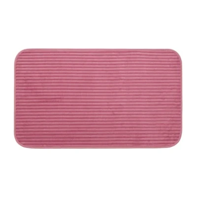 Abbildung von Gözze Rutschfester Weicher Badeteppich, 100% Polyester, 60 x 100 cm Altrosa