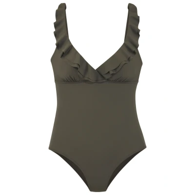 Abbildung von Lascana Jette BY Swimsuit Badeanzug, Damen, Größe: 36xB, Olive green