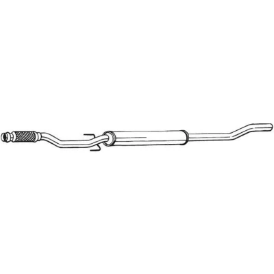 Abbildung von BOSAL 286 411 Mittelschalldämpfer MINI: Hatchback