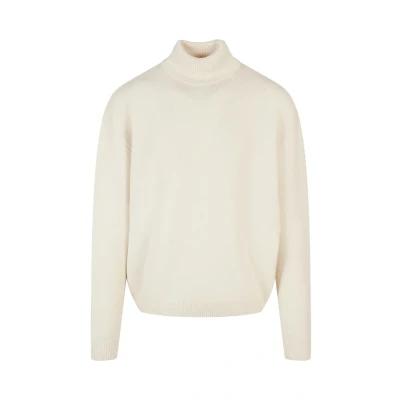 Abbildung von Urban Classics Oversized ROLL NECK Sweater Strickpullover, Herren, Größe: 3XL, Whitesand