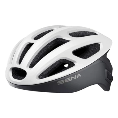 Abbildung von Sena R1 der Smarte Fahrradhelm (Matte White, M)