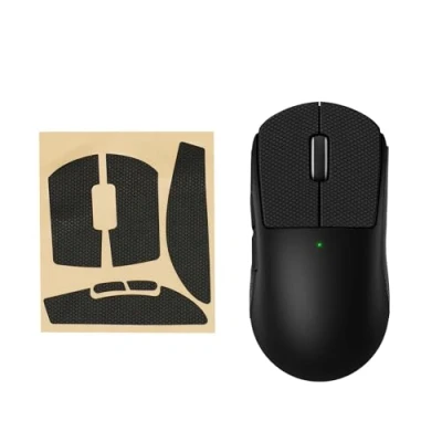 Abbildung von kwmobile Gaming Maus Grip Tape kompatibel mit Logitech G Pro Wireless 2 / 3 Rutschfestes Griffband für PC Schwarz