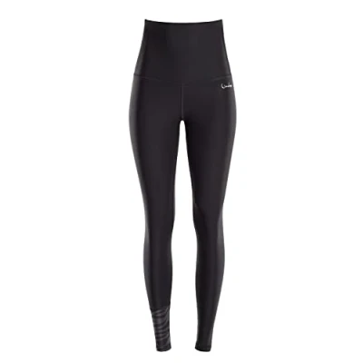 Abbildung von Winshape Comfort Tights, Damen, Größe: XXL, Zebra grey black
