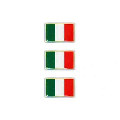 Abbildung von 4R Quattroerre.it 491 3D Aufkleber Mini Flagge Italien Tris
