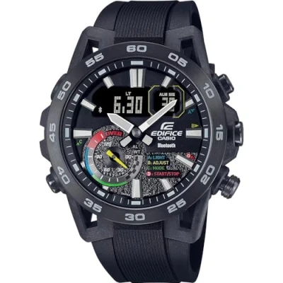 Abbildung von Edifice Bluetooth Herren Uhr Schwarz ECB 40MP 1AEF