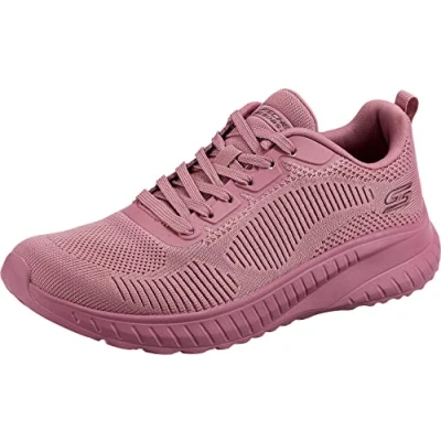 Abbildung von Skechers Damen Bobs Squad Chaos Sneaker, Himbeere, 39 EU