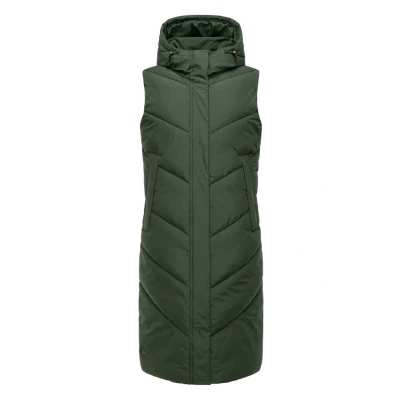 Abbildung von Ragwear Stepp Suminka Weste, Damen, Größe: XS, Dark olive