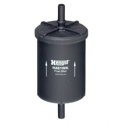 Abbildung von HENGST FILTER H481WK Kraftstofffilter Leitungsfilter PEUGEOT: 508 I SW, 206 Hatchback, 208 RENAULT: SCENIC 2, MEGANE 3 Grandtour