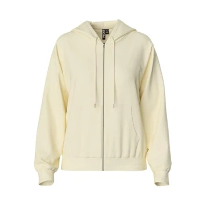 Abbildung von PIECES Damen Pcchilli Ls Zip Hoodie Noos Bc Sweatshirt 17140741 ,White Pepper ,S