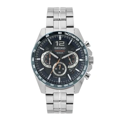 Abbildung von Seiko Chronograph Herren Uhr Silber SSB345P1