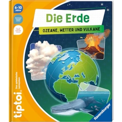 Abbildung von Ravensburger Buch »tiptoi® Die Erde: Ozeane, Wetter und Vulkane«, Made in Germany