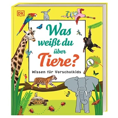 Abbildung von Wissen für Vorschulkids. Was weißt du über Tiere?: Erstes großes Tier Sachbuch mit ca. 5000 Fotos und Lesebändchen