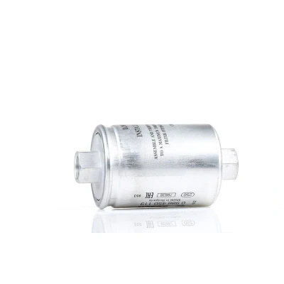 Abbildung von BOSCH 0 986 450 119 Kraftstofffilter Leitungsfilter LAND ROVER: Defender Off Road, Freelander I Range Rover 2, JAGUAR: XJ Saloon