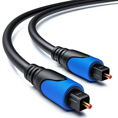 Abbildung von deleyCON 3,0m Optisches Digital Audio Kabel SPDIF 2x Toslink Stecker Digitalkabel Audiokabel LWL Digitales Lichtwellenleiter