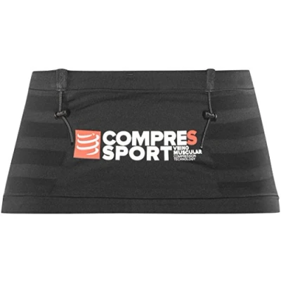 Abbildung von Compressport Erwachsene Free Belt Pro XL/XXL Laufgürtel, Schwarz