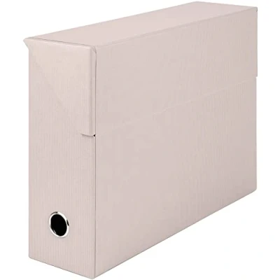 Abbildung von Rössler Papier 1319452583 S.O.H.O. Archivbox, mit seitlicher Klappe und Griffloch, Powder, 9,5 x 33,5 25,5 cm, 1 Stück