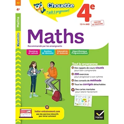 Abbildung von Chouette Maths 4e: cahier de révision et d&#039;entraînement recommandé par les enseignants