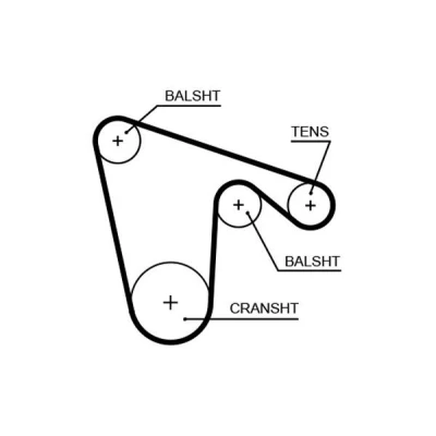 Abbildung von GATES FleetRunner Micro V Stretch Fit 5619XS Zahnriemen 130 975 15 Glasfaser, HNBR (Hydrierter Acryl Nitril Butadien Kautschuk)
