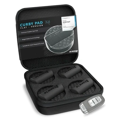 Abbildung von PLANGER® Wagenheber Gummiauflage Audi (für einige Modelle) Bruchsicher 3t (CURBY PAD flach, 4, Stück)