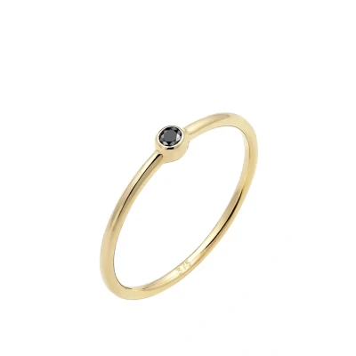 Abbildung von Elli Classic Ring, Damen, Größe: 54, Gold coloured