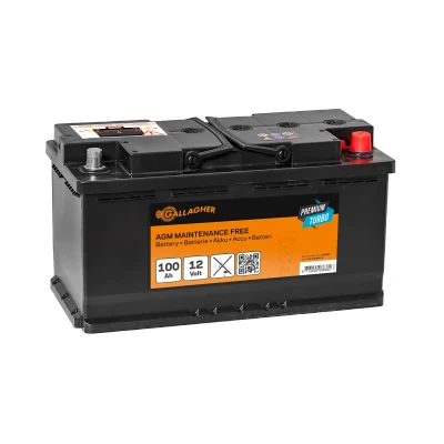Abbildung von Gallagher Premium Turbo AGM Weidezaunakku 12V/100 Ah