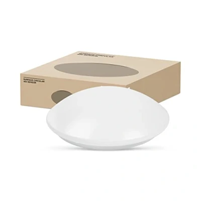 Abbildung von LEDVANCE Wand und Deckenleuchte mit integrierter Lichtssensor SURFACE CIRCULAR 400mm, energiesparend, 24W, kalt weiß SF CIRC 400 SEN V 24W 840 IP44 [Energieklasse G]