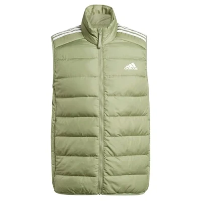 Abbildung von adidas Essentials 3S Light Down Vest, Herren Daunenjacke, tent green, IX8902
